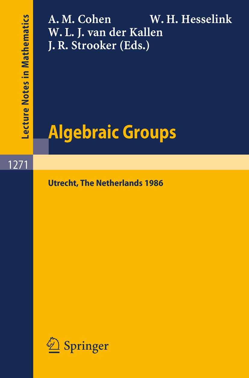 Lecture Notes in Mathematics