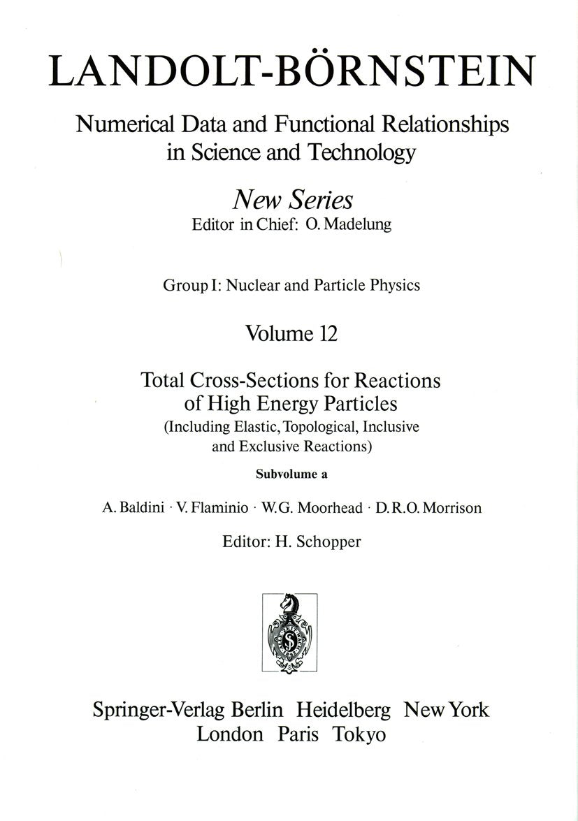 Landolt-Börnstein: Numerical Data and Functional Relationships in Science and Technology - New Series