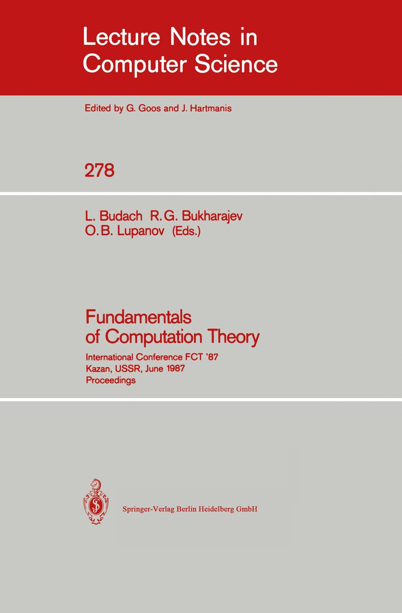 Lecture Notes in Computer Science
