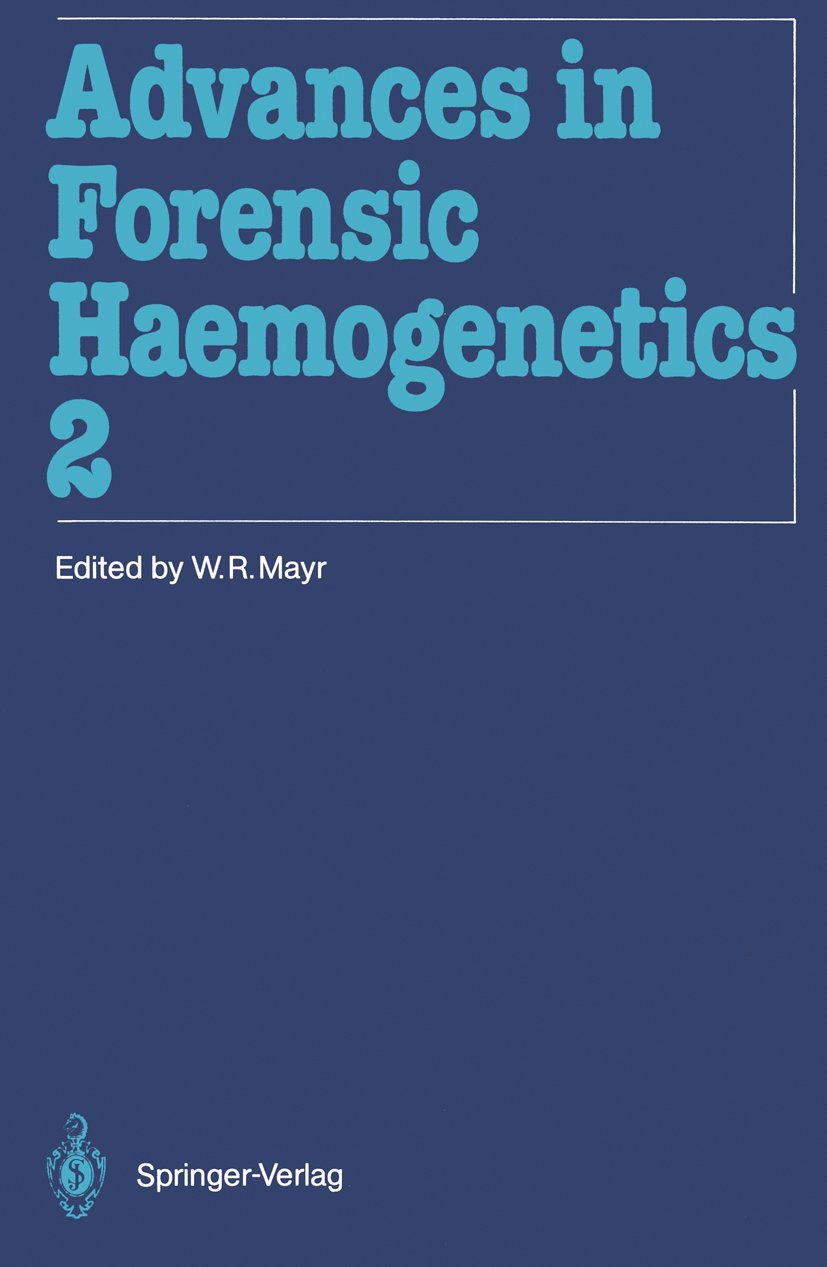 Advances in Forensic Haemogenetics