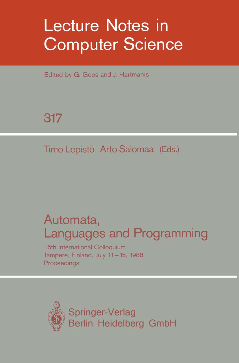 Lecture Notes in Computer Science