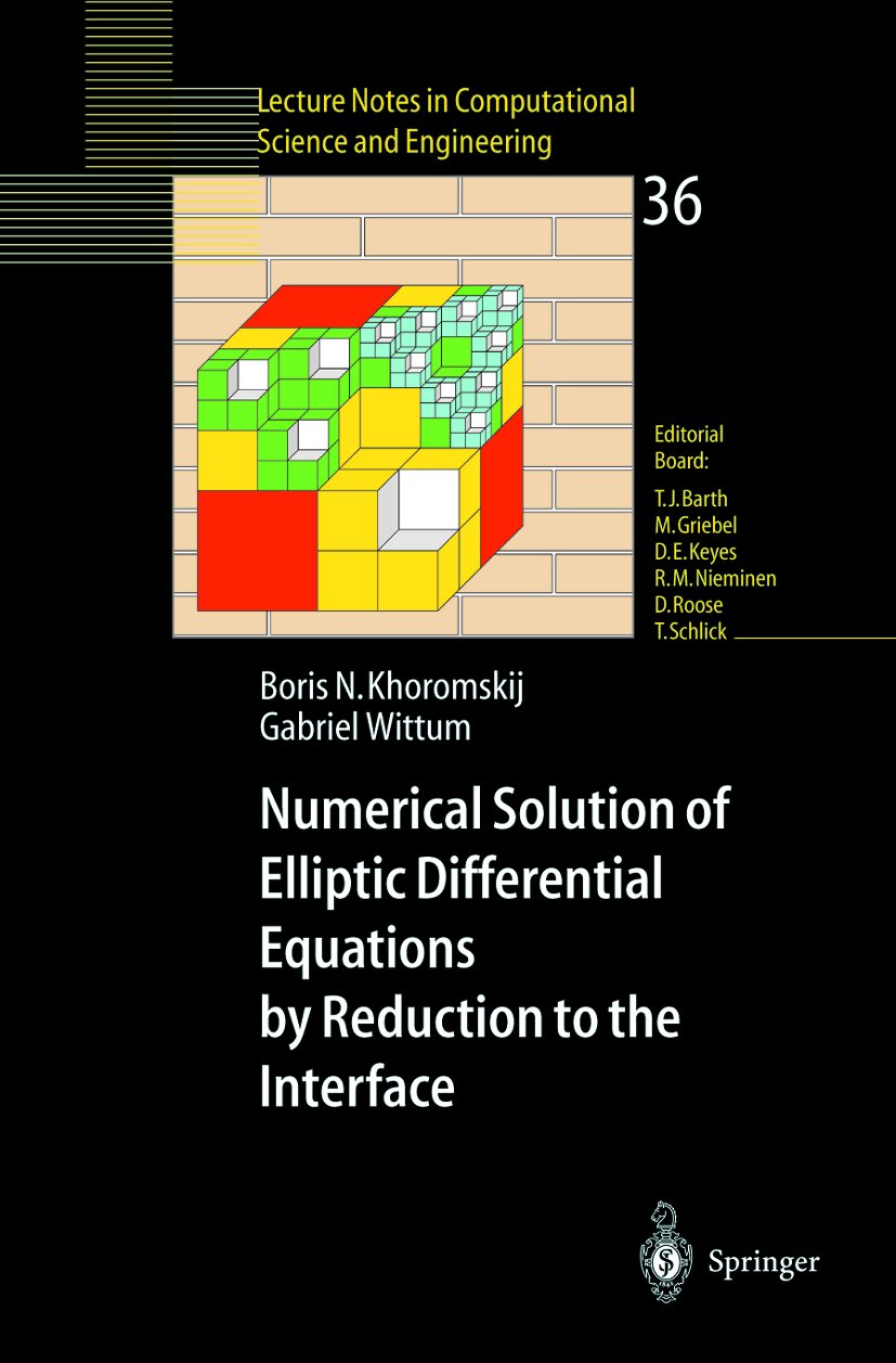 Lecture Notes in Computational Science and Engineering