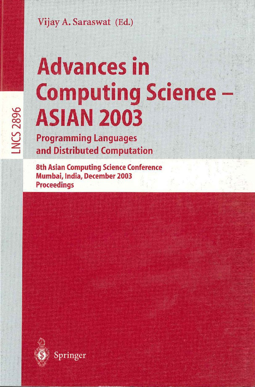 Lecture Notes in Computer Science