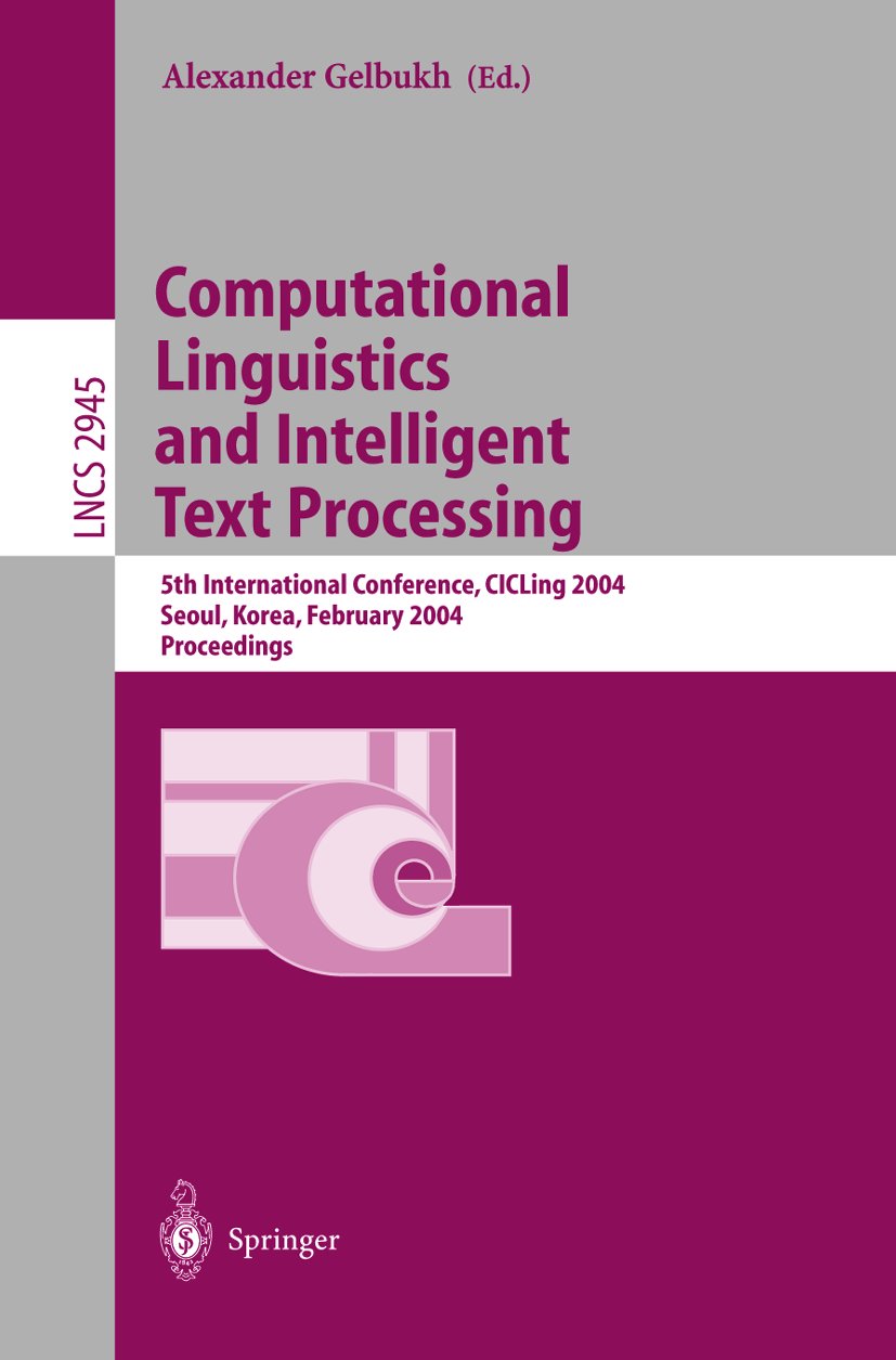 Lecture Notes in Computer Science