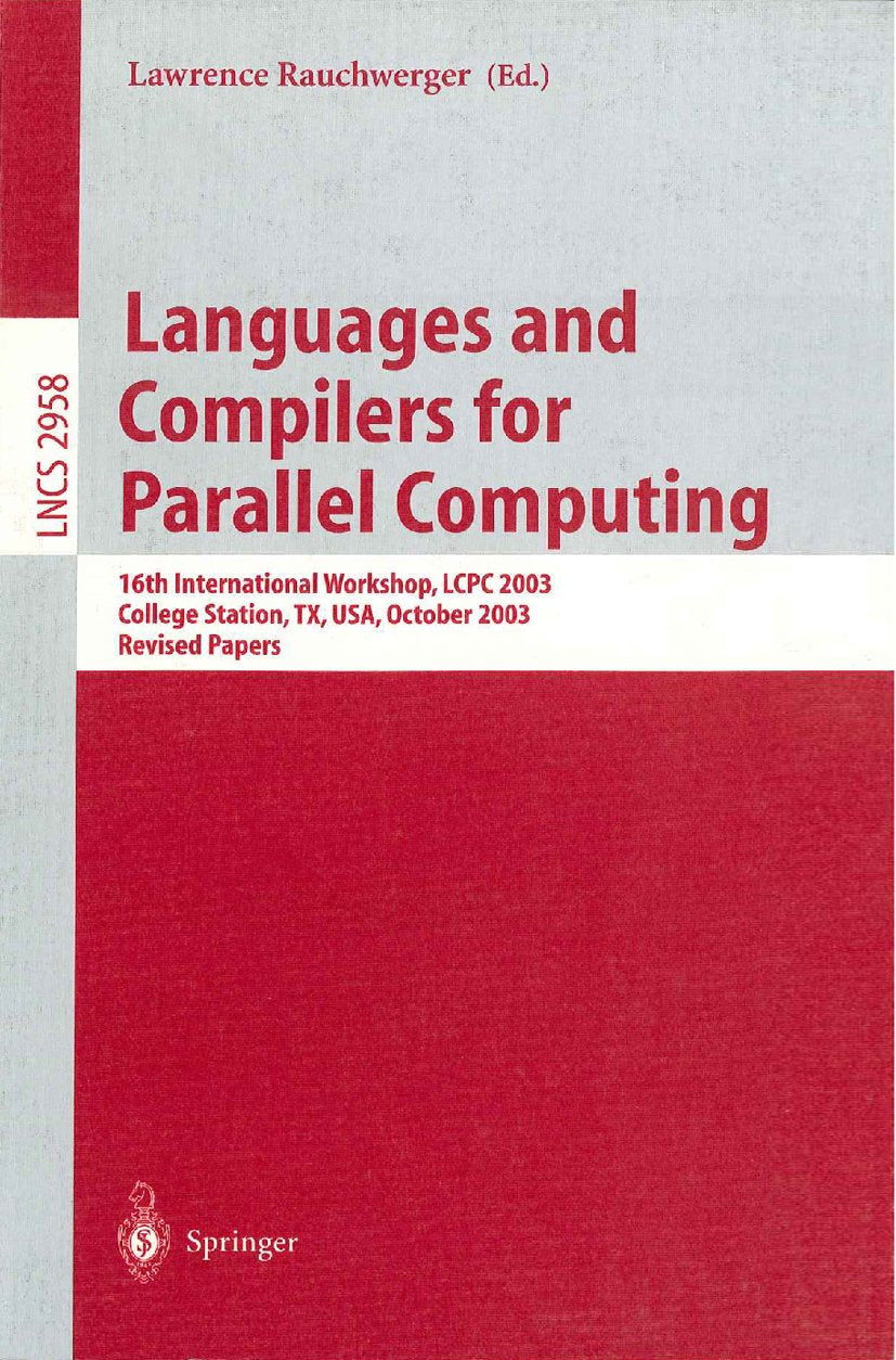 Lecture Notes in Computer Science