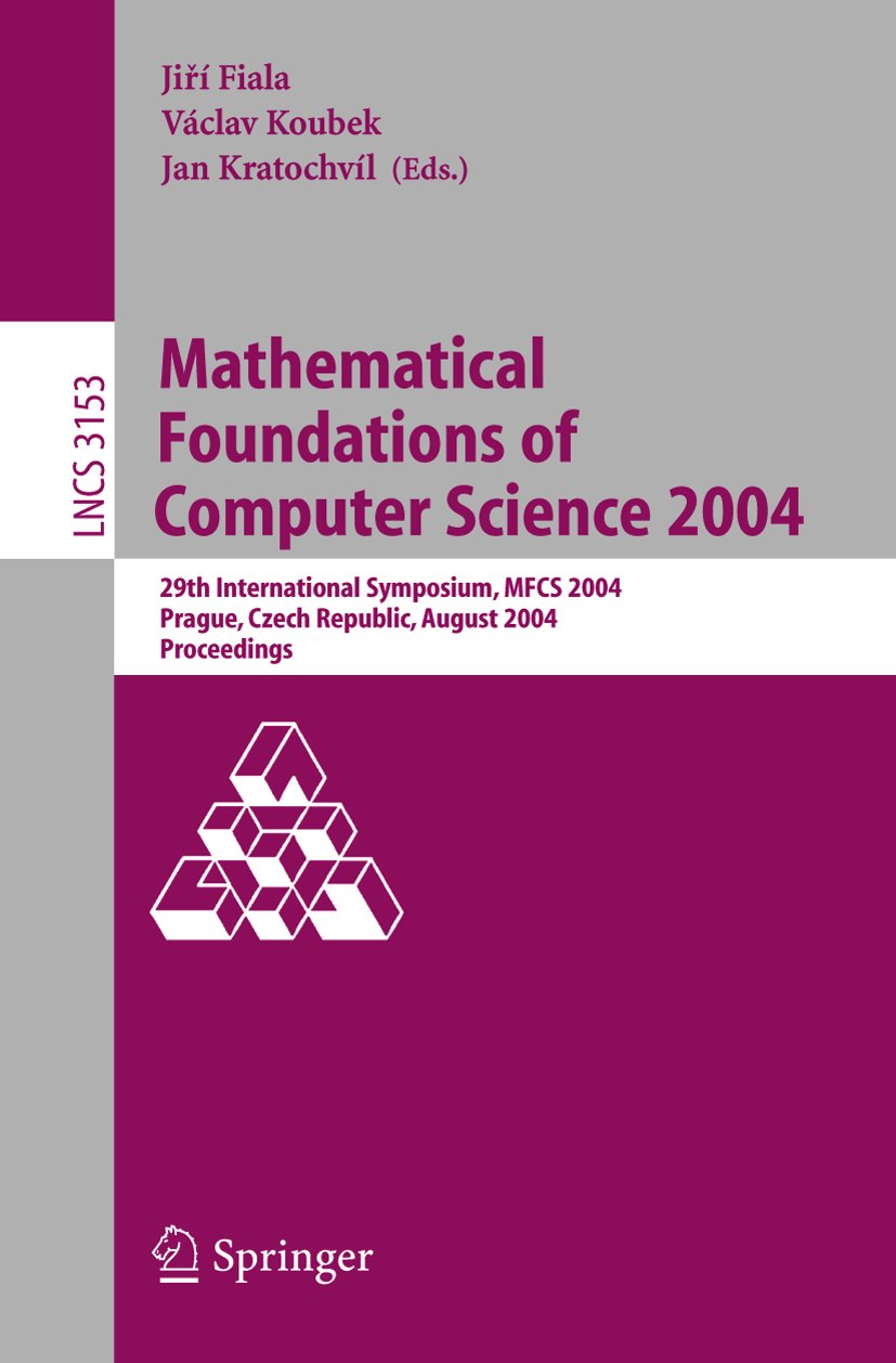 Lecture Notes in Computer Science