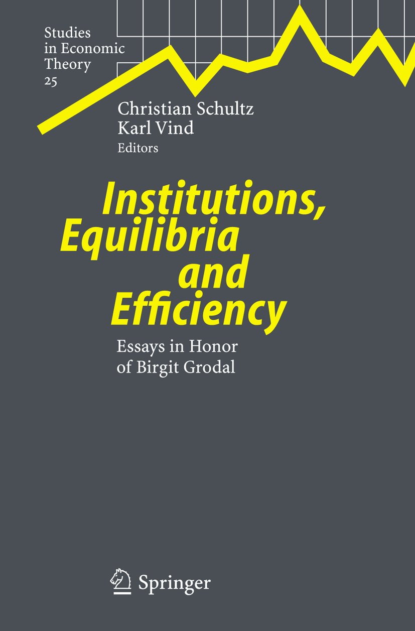 Studies in Economic Theory