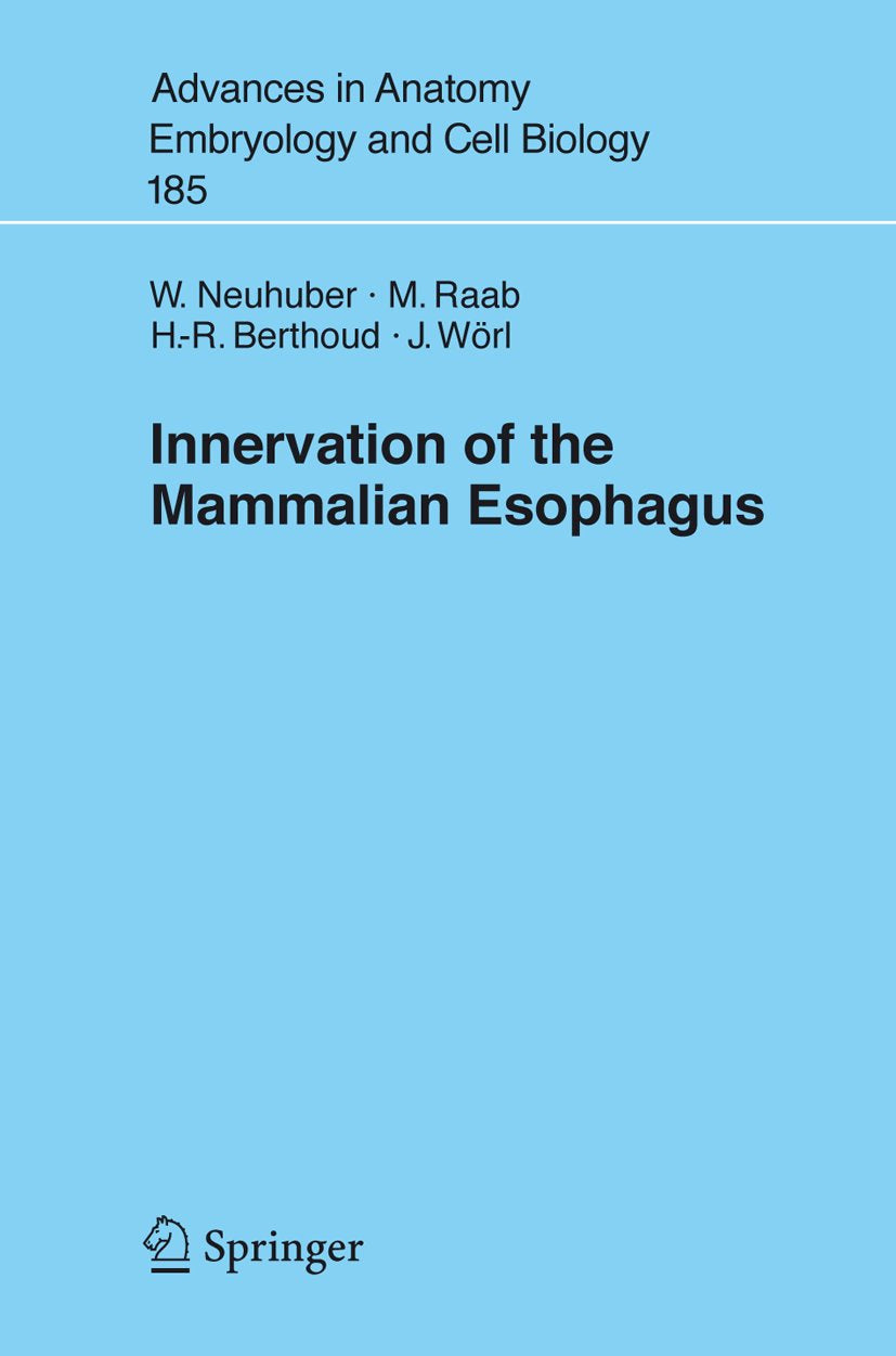 Advances in Anatomy, Embryology and Cell Biology