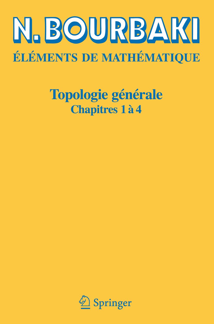 Topologie générale