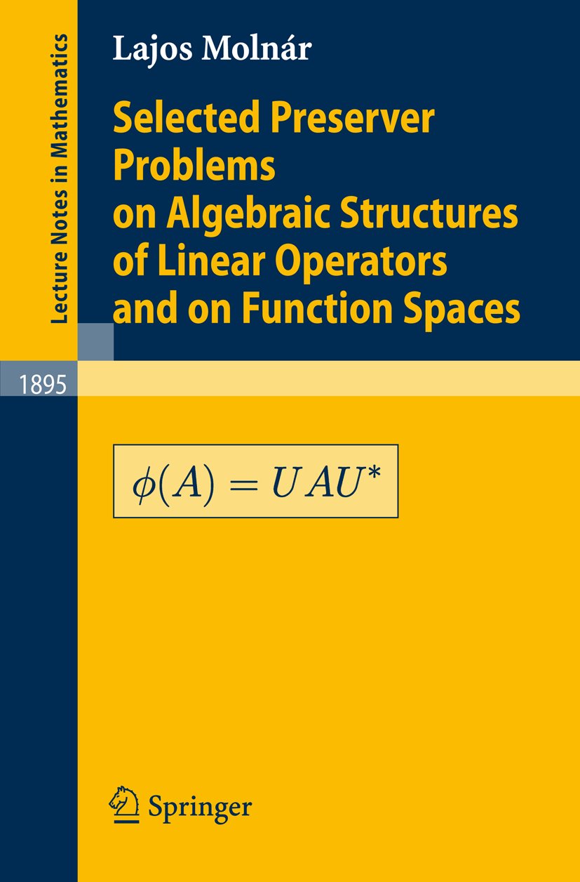 Lecture Notes in Mathematics