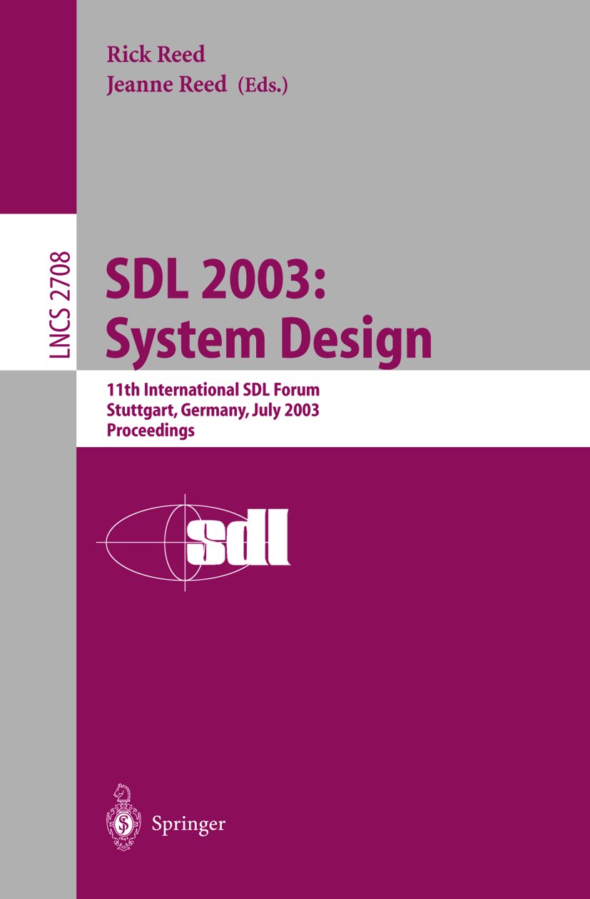 SDL 2003: System Design