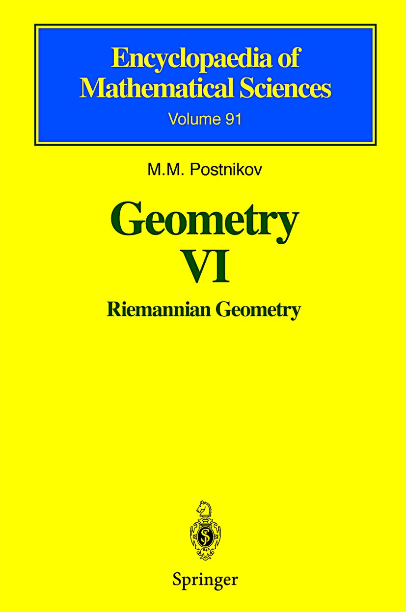 Encyclopaedia of Mathematical Sciences