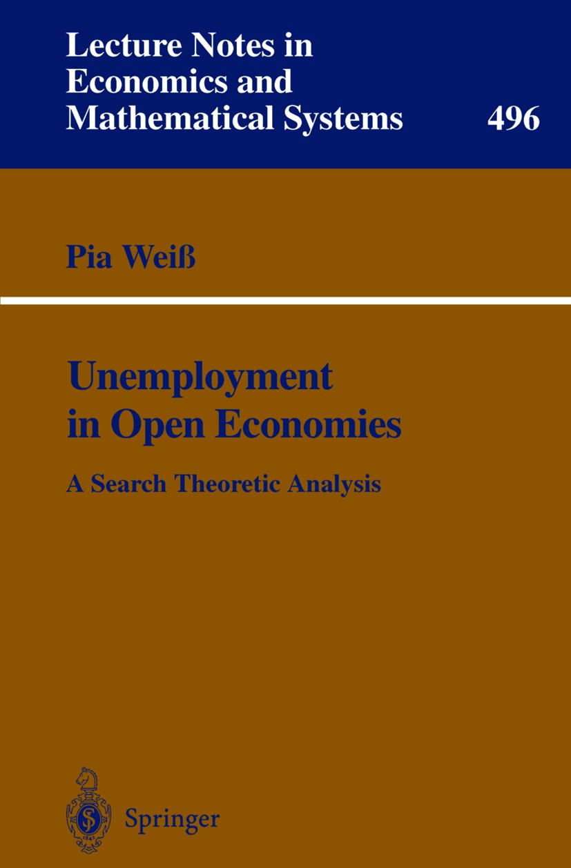 Lecture Notes in Economics and Mathematical Systems