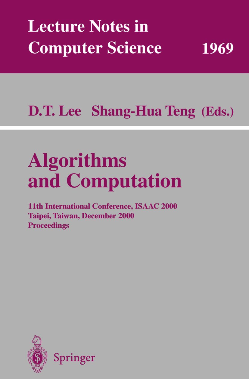 Algorithms and Computation