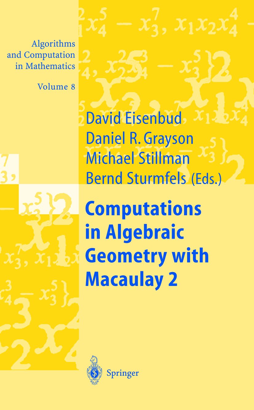 Algorithms and Computation in Mathematics