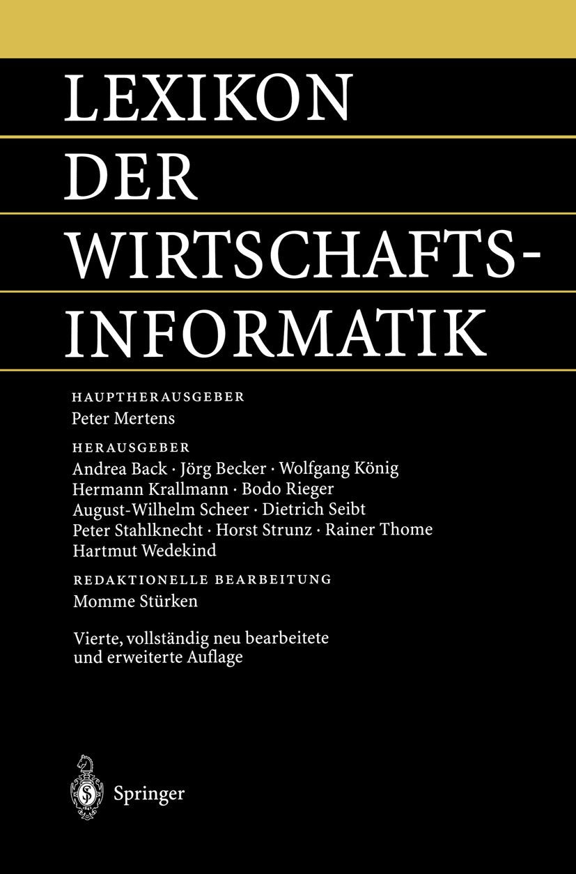 Lexikon der Wirtschaftsinformatik