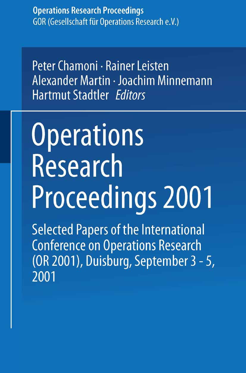 Operations Research Proceedings