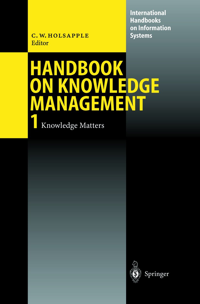 International Handbooks on Information Systems