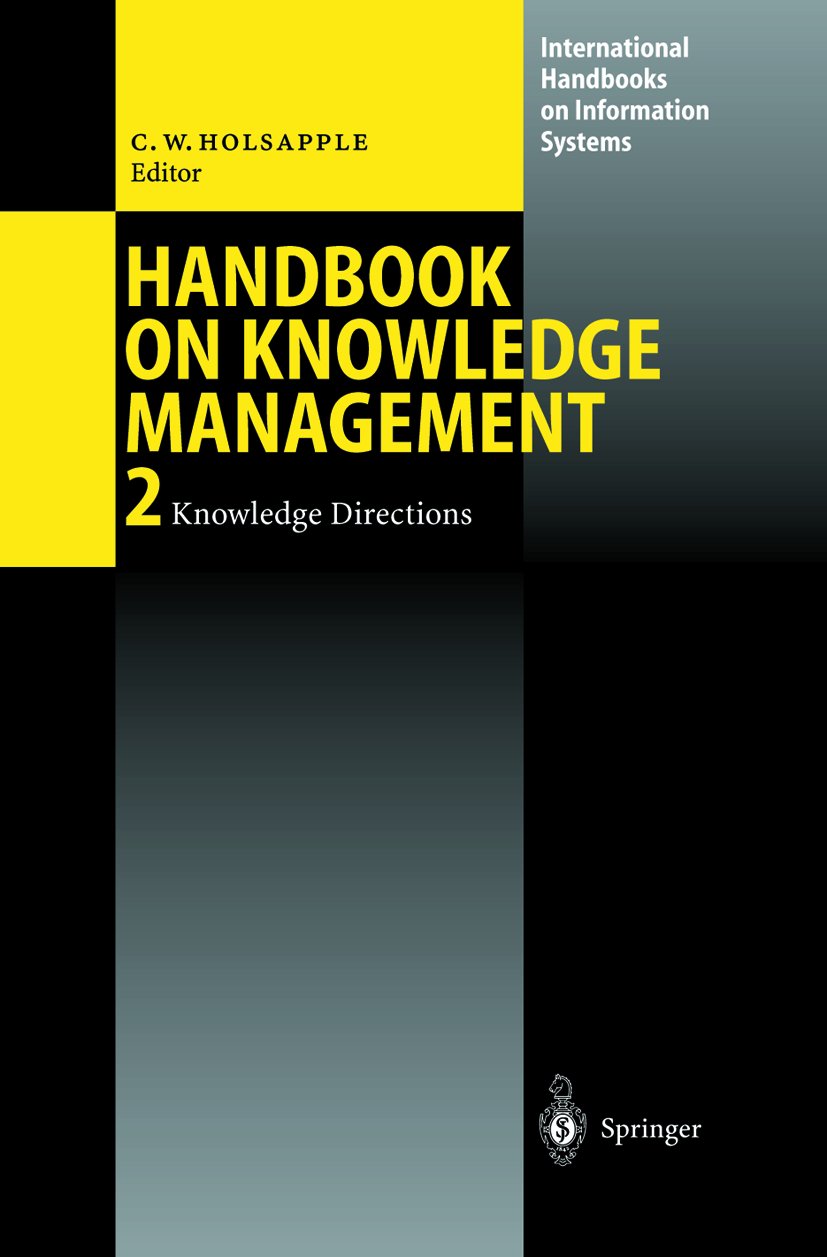 International Handbooks on Information Systems