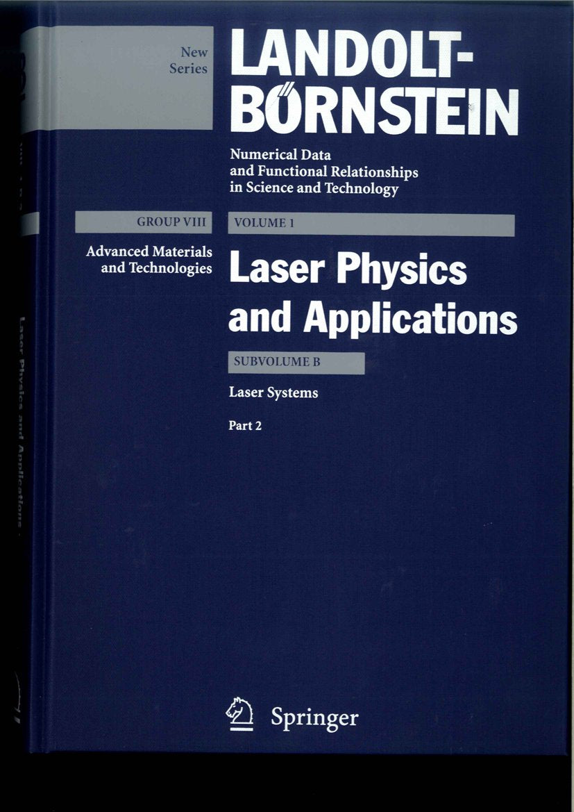 Landolt-Börnstein: Numerical Data and Functional Relationships in Science and Technology - New Series