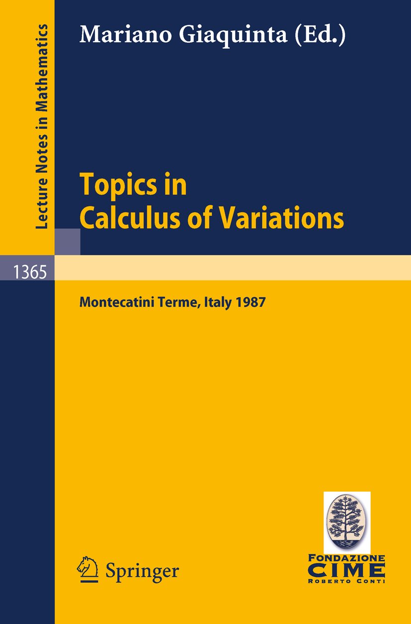 Lecture Notes in Mathematics
