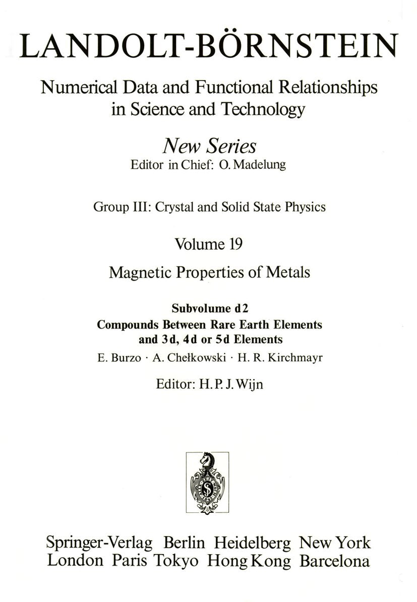 Landolt-Börnstein: Numerical Data and Functional Relationships in Science and Technology - New Series