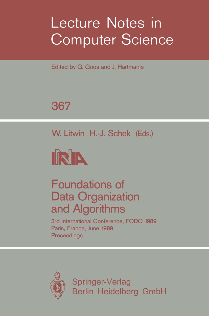 Lecture Notes in Computer Science