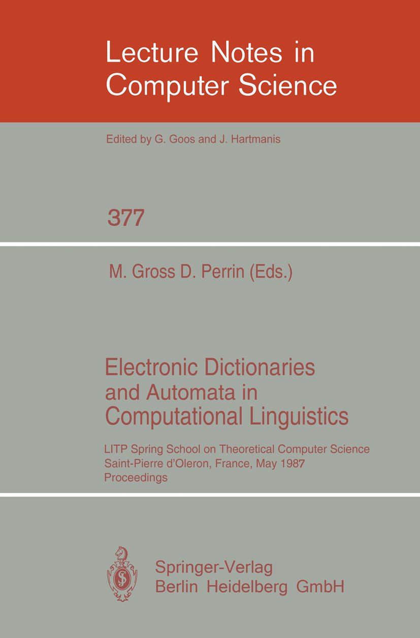Lecture Notes in Computer Science