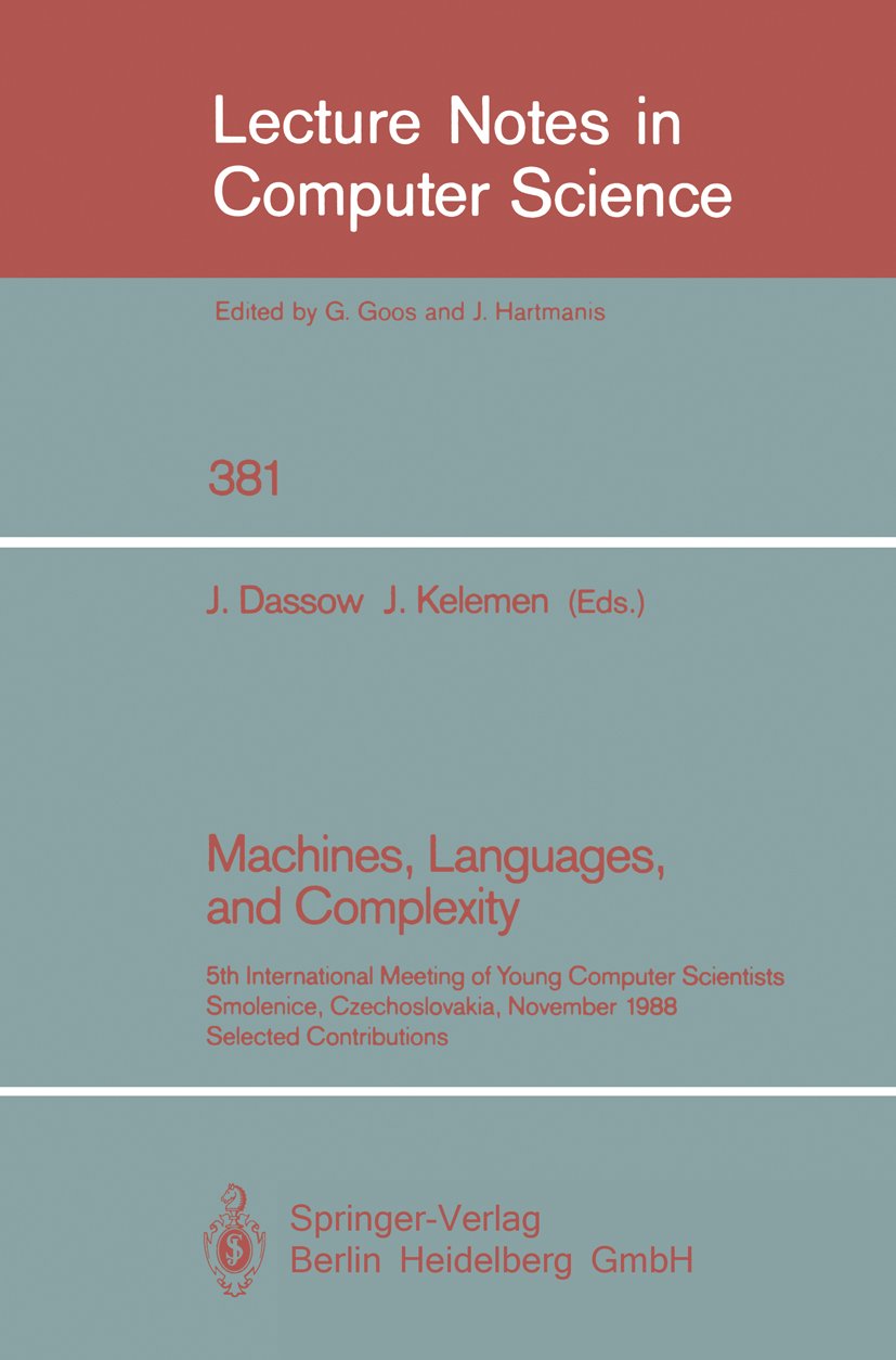 Lecture Notes in Computer Science
