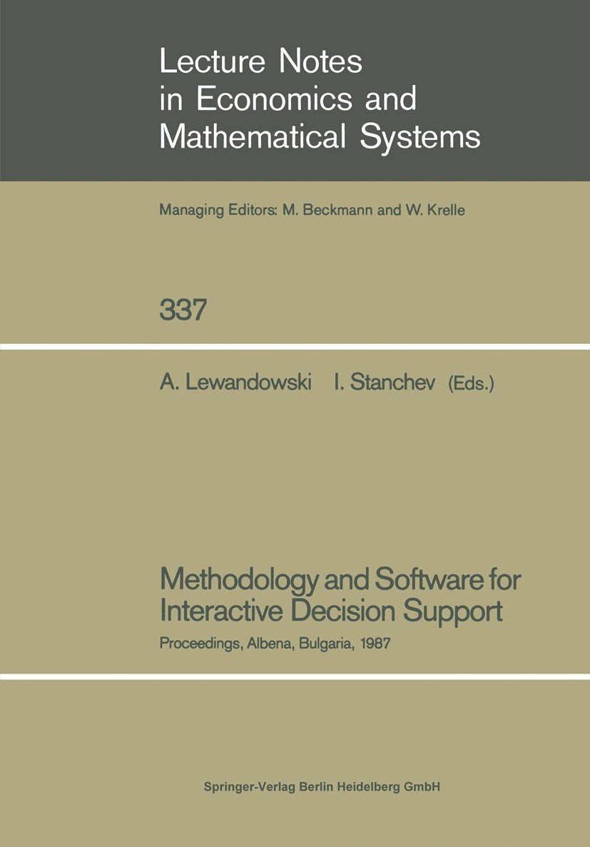 Lecture Notes in Economics and Mathematical Systems
