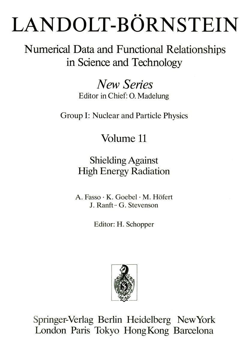 Landolt-Börnstein: Numerical Data and Functional Relationships in Science and Technology - New Series