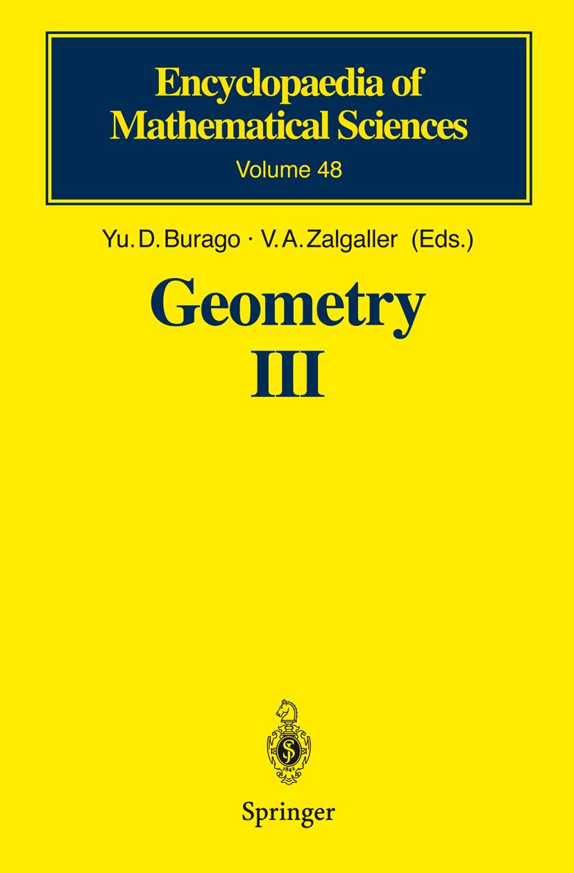 Encyclopaedia of Mathematical Sciences