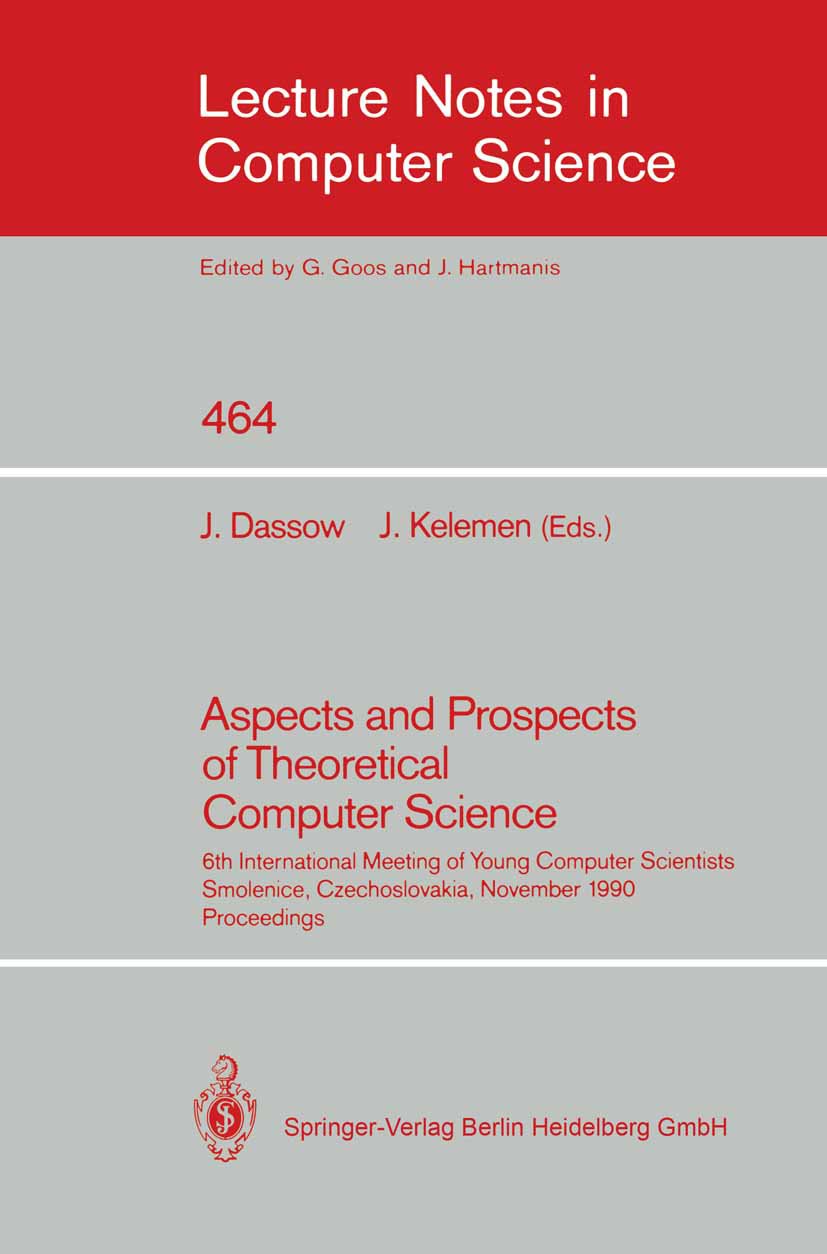 Lecture Notes in Computer Science