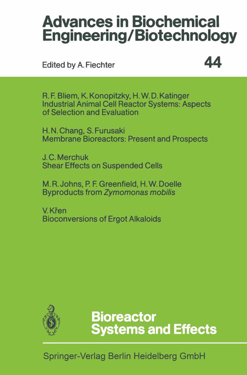 Advances in Biochemical Engineering/Biotechnology