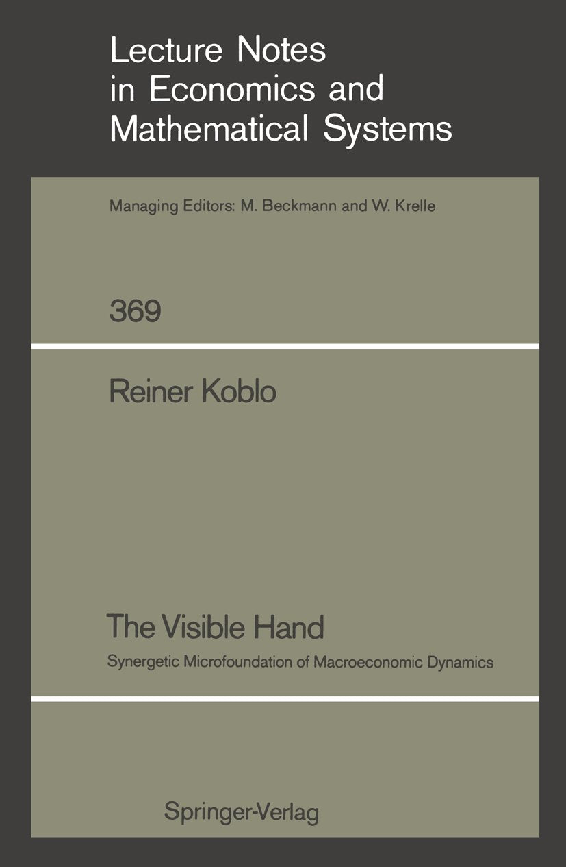 Lecture Notes in Economics and Mathematical Systems