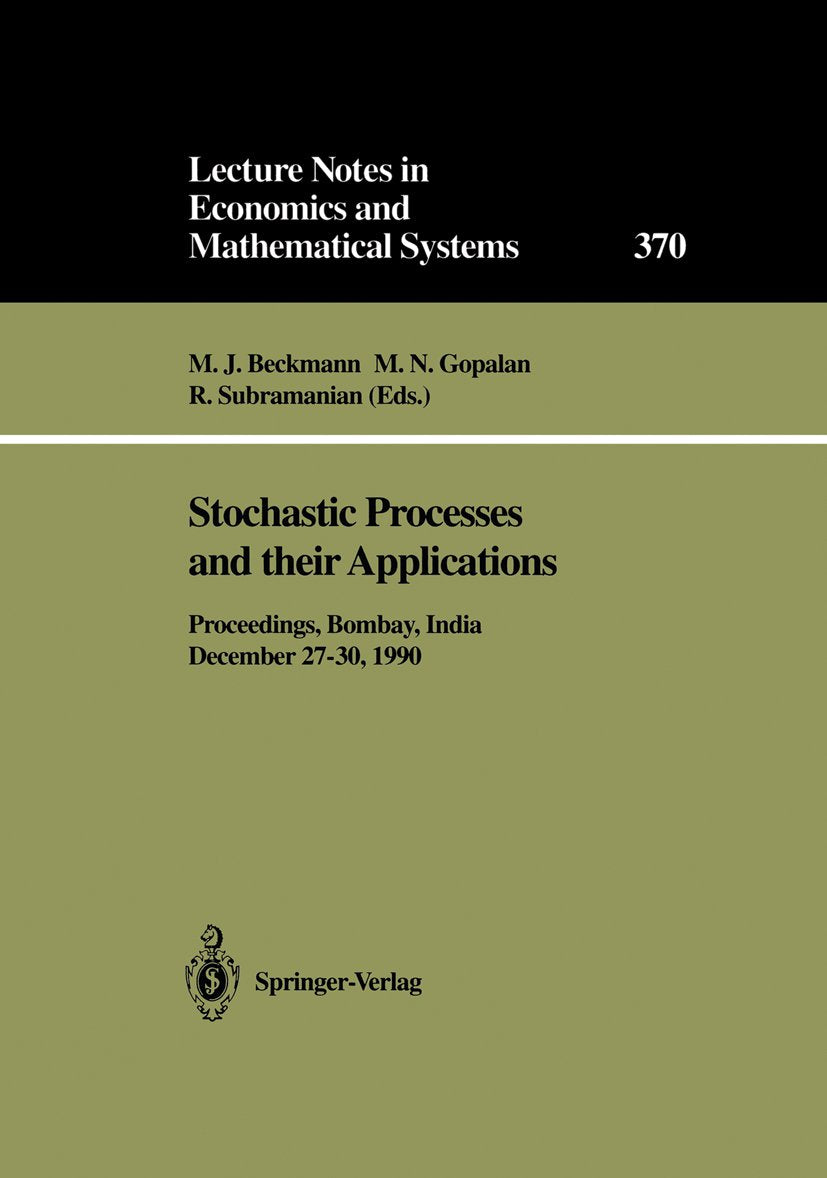 Lecture Notes in Economics and Mathematical Systems