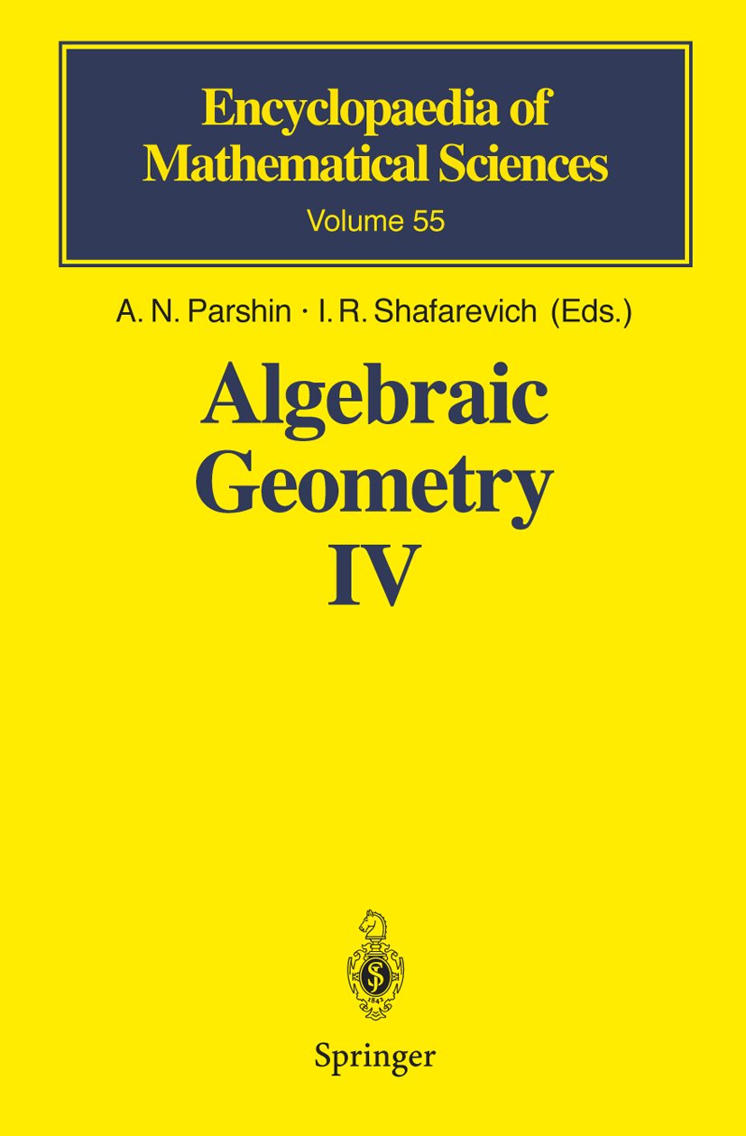 Encyclopaedia of Mathematical Sciences