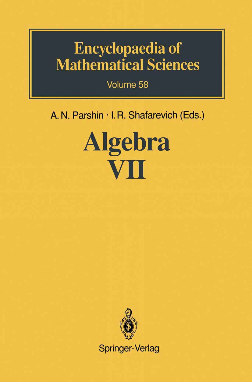 Encyclopaedia of Mathematical Sciences