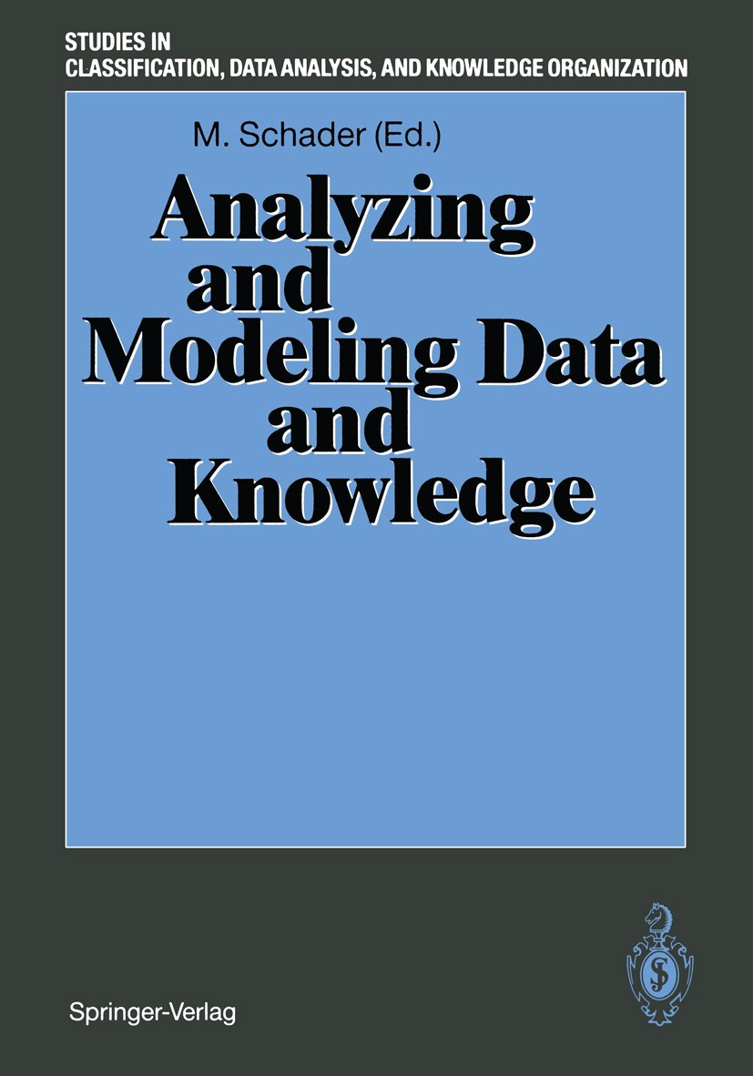 Studies in Classification, Data Analysis, and Knowledge Organization