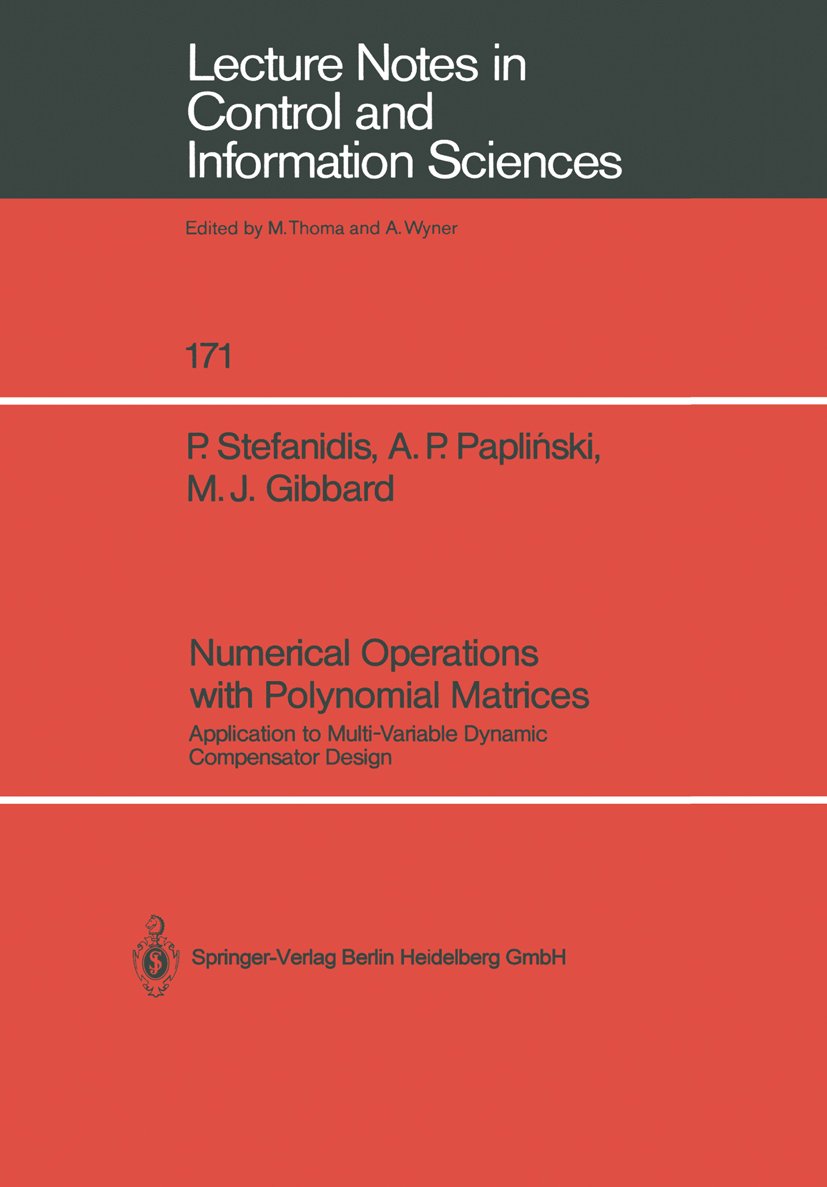 Lecture Notes in Control and Information Sciences
