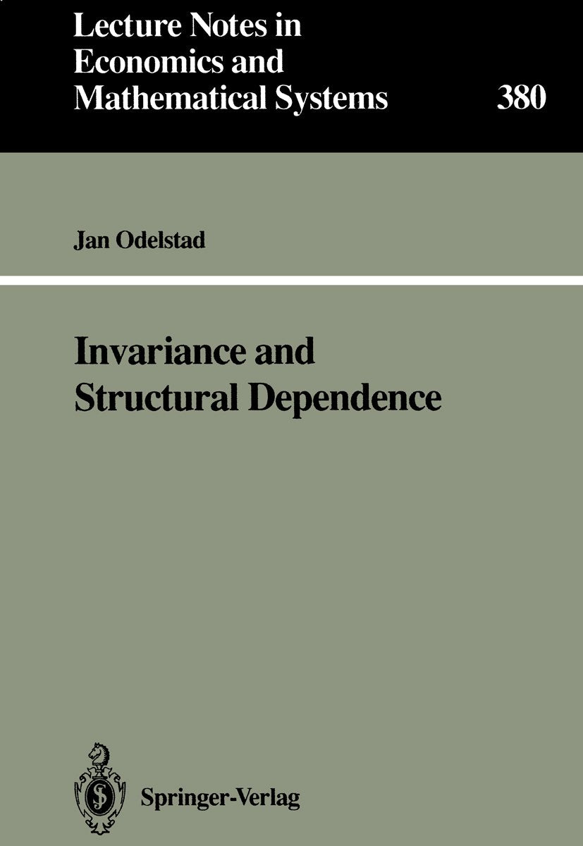 Lecture Notes in Economics and Mathematical Systems
