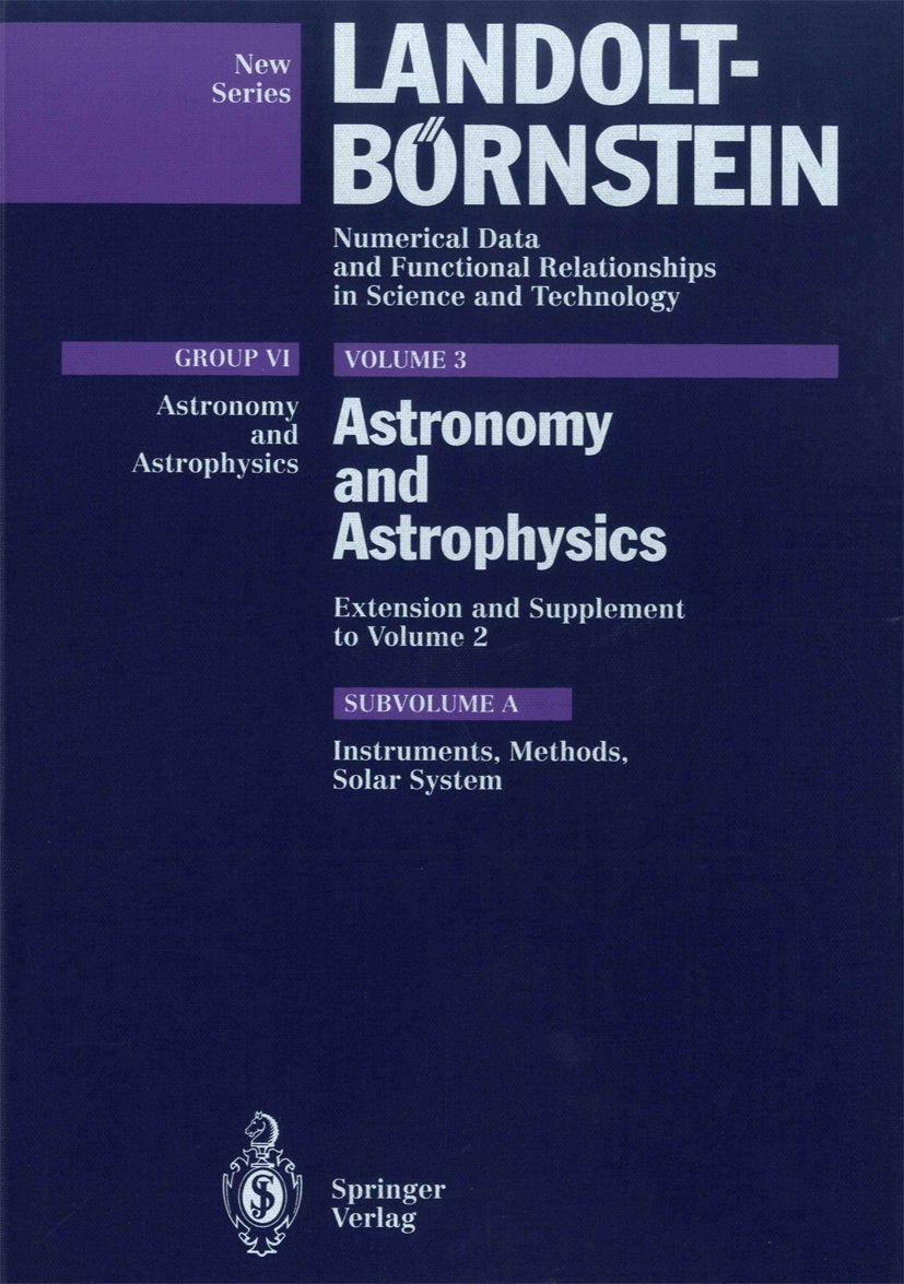 Landolt-Börnstein: Numerical Data and Functional Relationships in Science and Technology - New Series