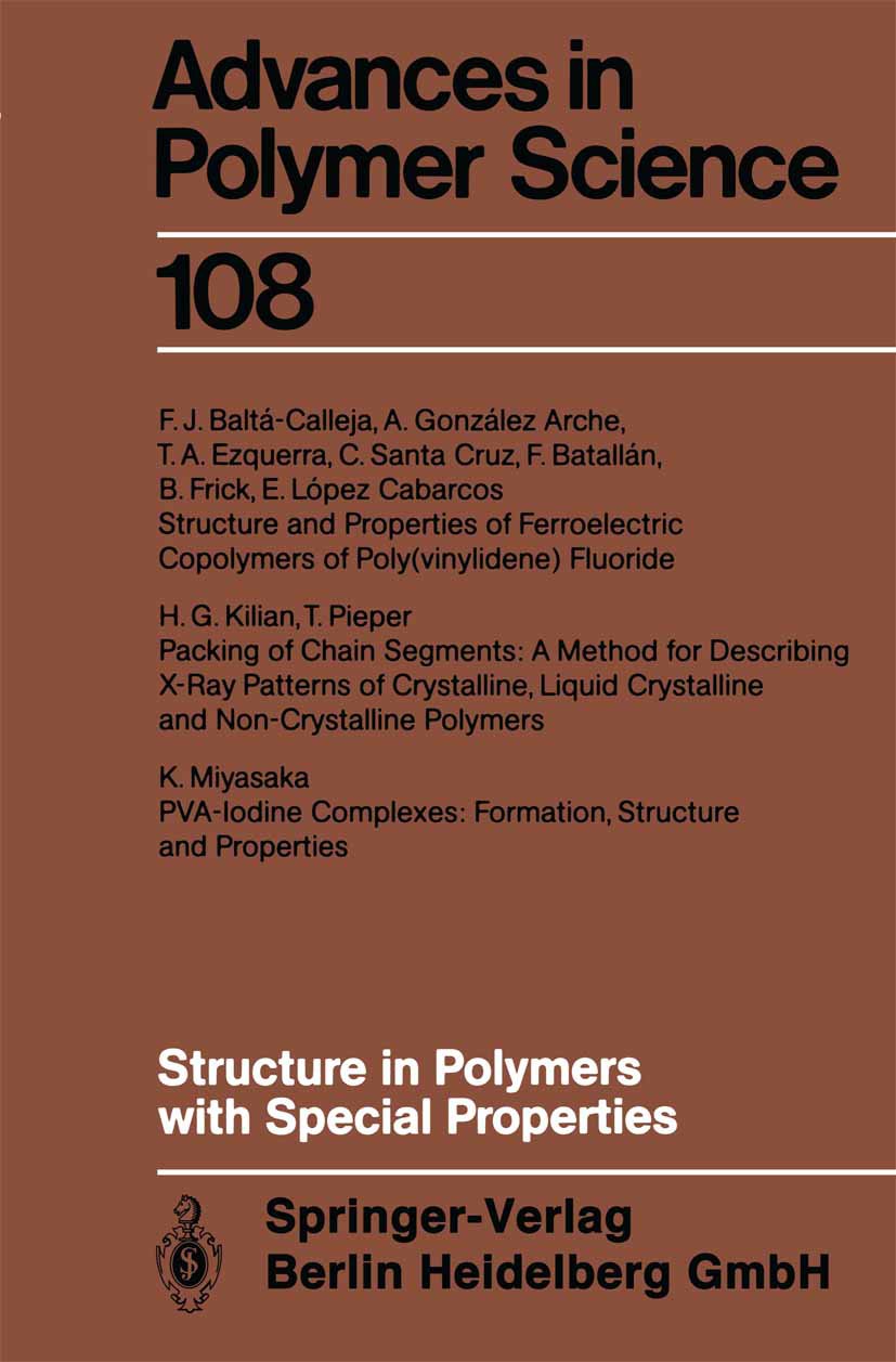Advances in Polymer Science
