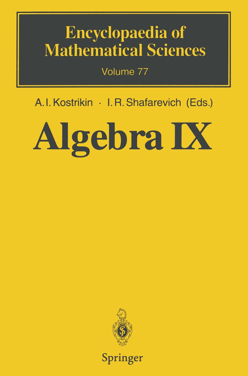 Encyclopaedia of Mathematical Sciences