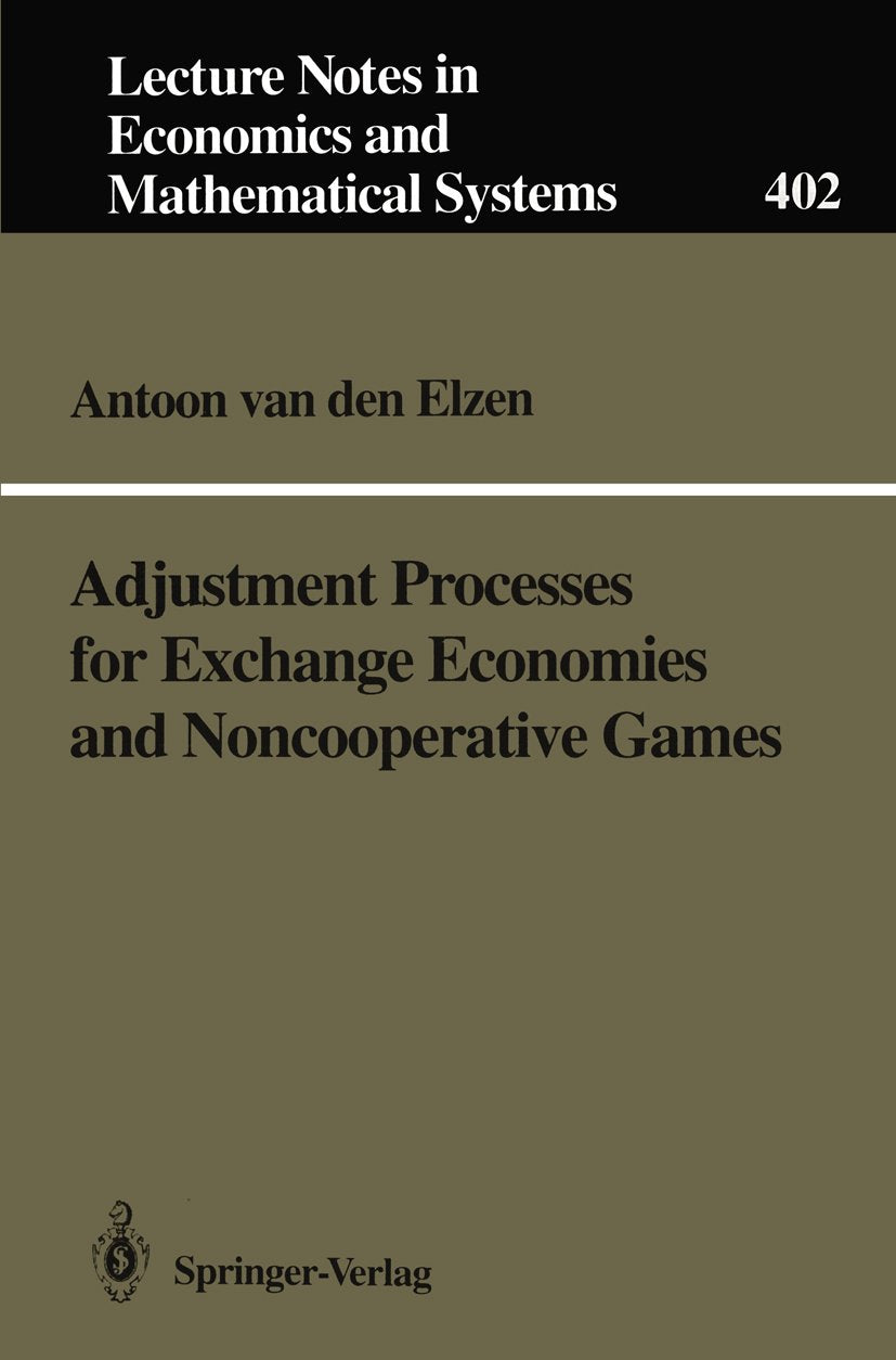 Lecture Notes in Economics and Mathematical Systems