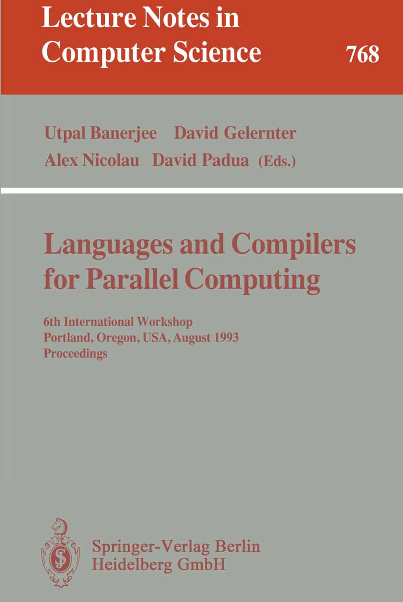 Lecture Notes in Computer Science