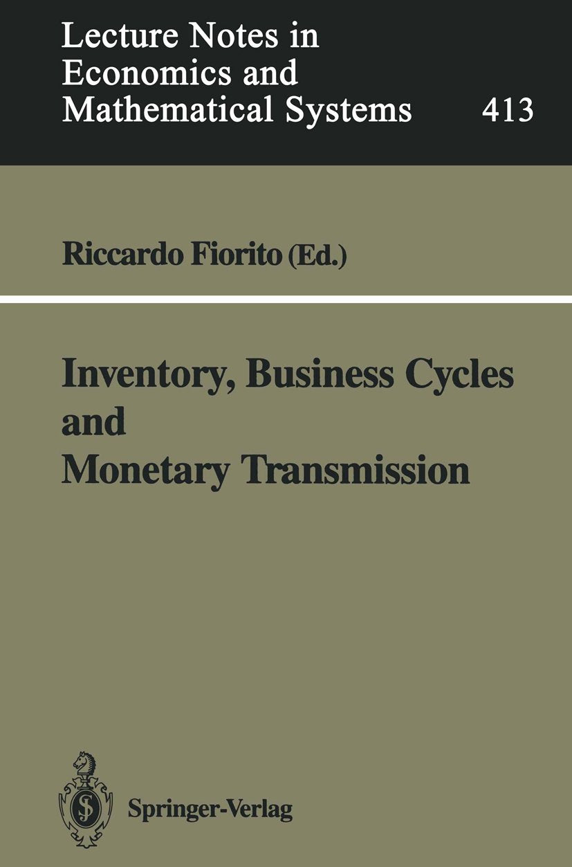 Lecture Notes in Economics and Mathematical Systems