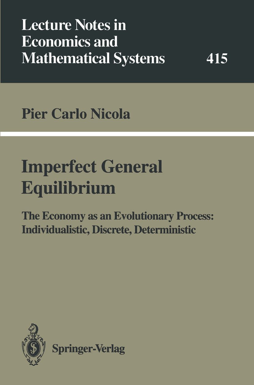 Lecture Notes in Economics and Mathematical Systems