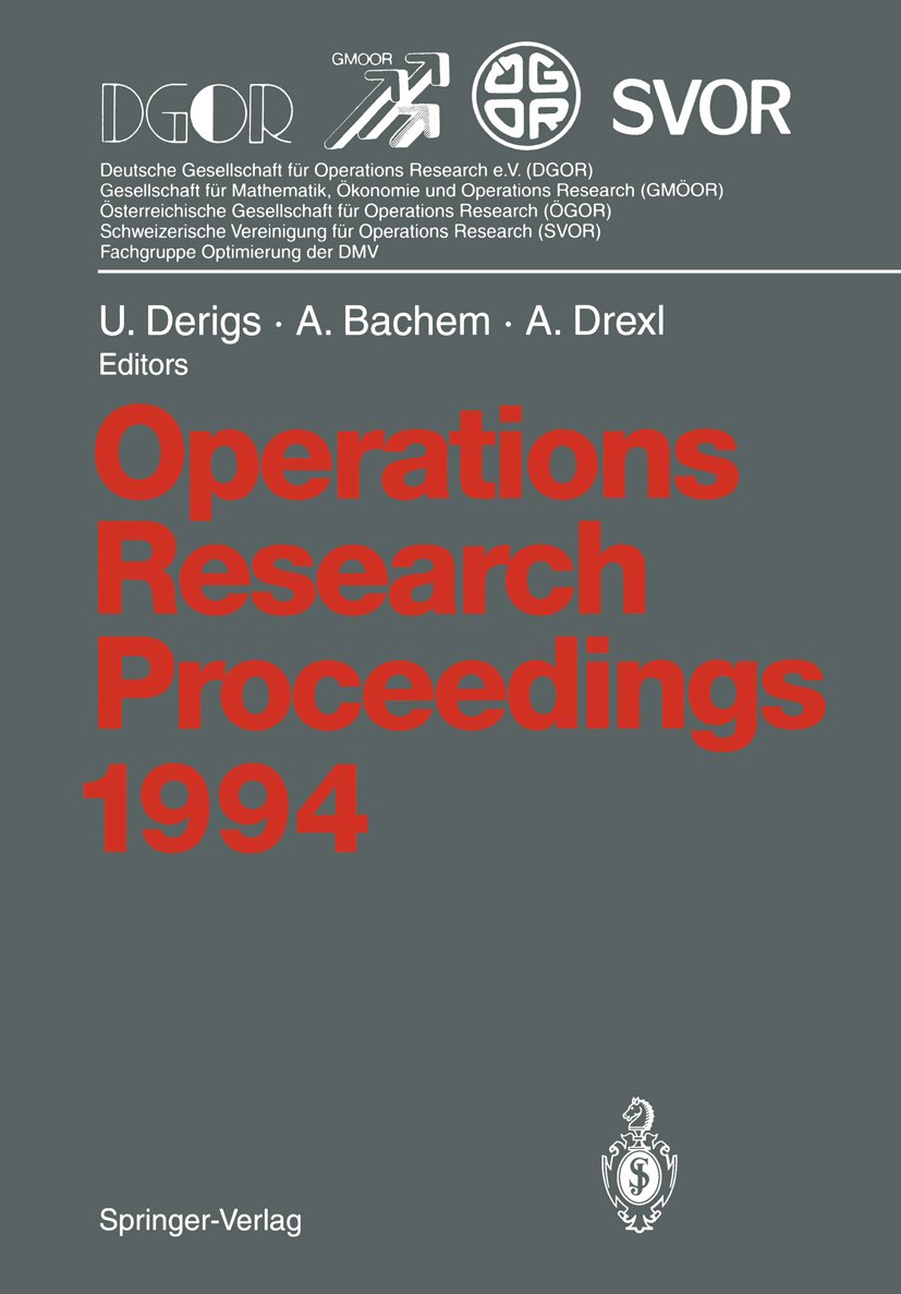 Operations Research Proceedings