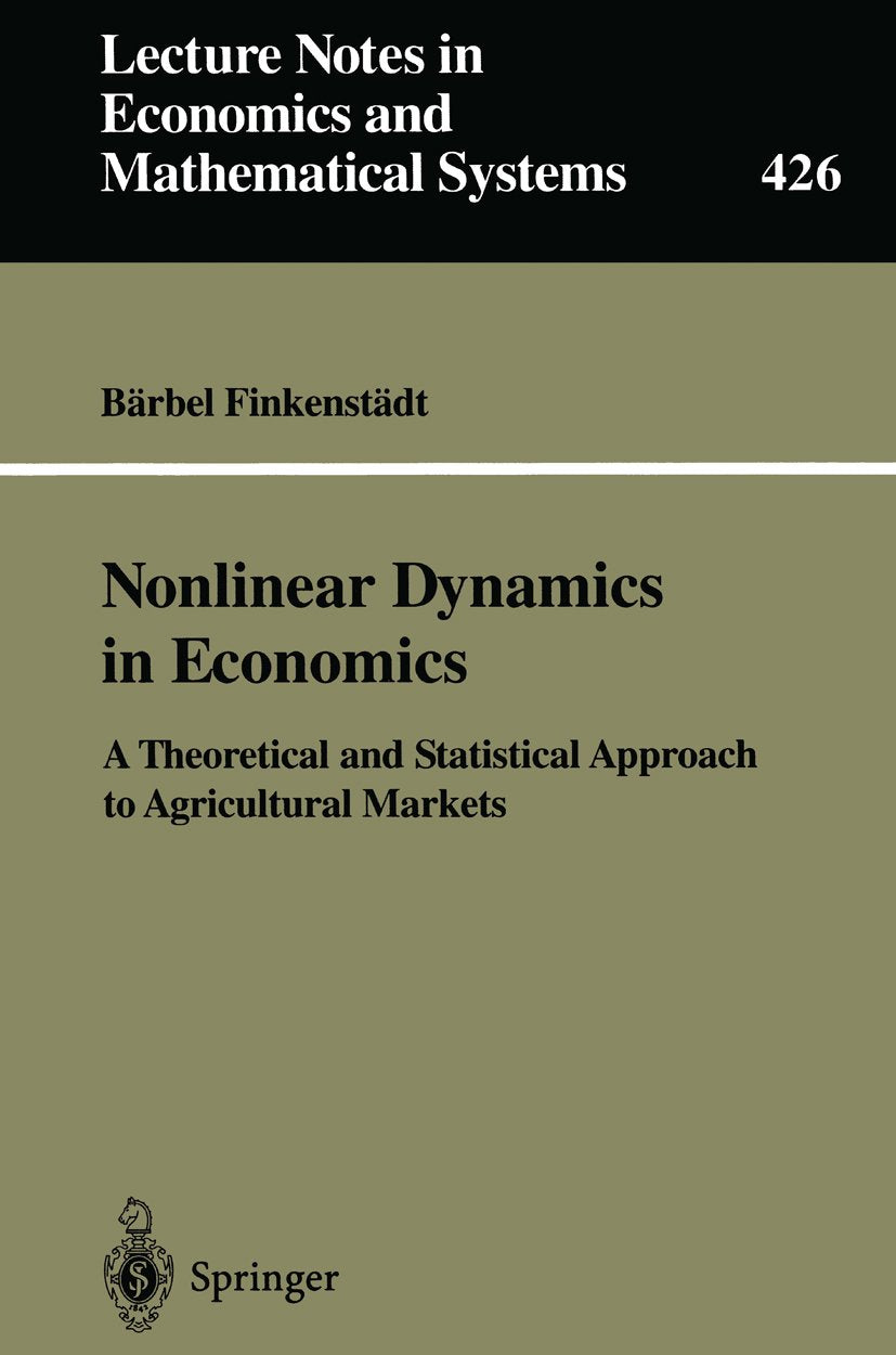 Lecture Notes in Economics and Mathematical Systems